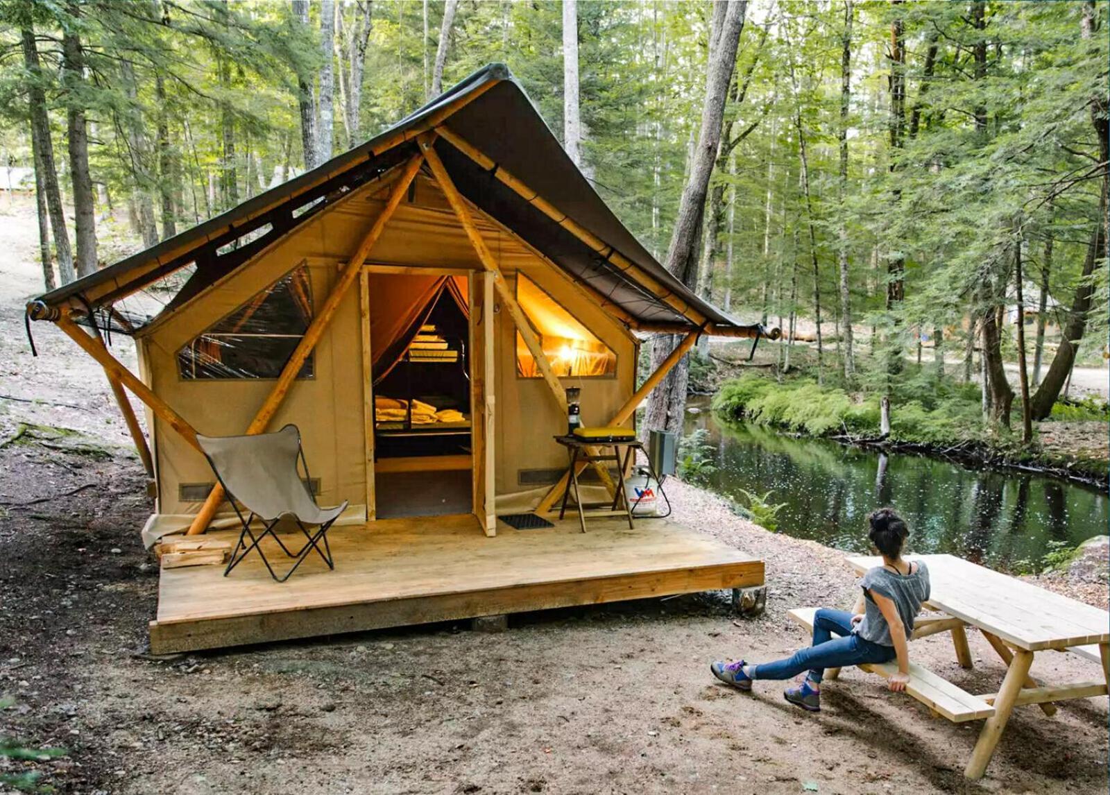 Huttopia White Mountains Albany Екстер'єр фото