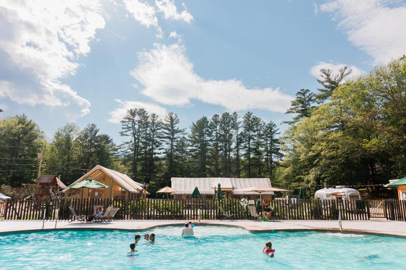 Huttopia White Mountains Albany Екстер'єр фото