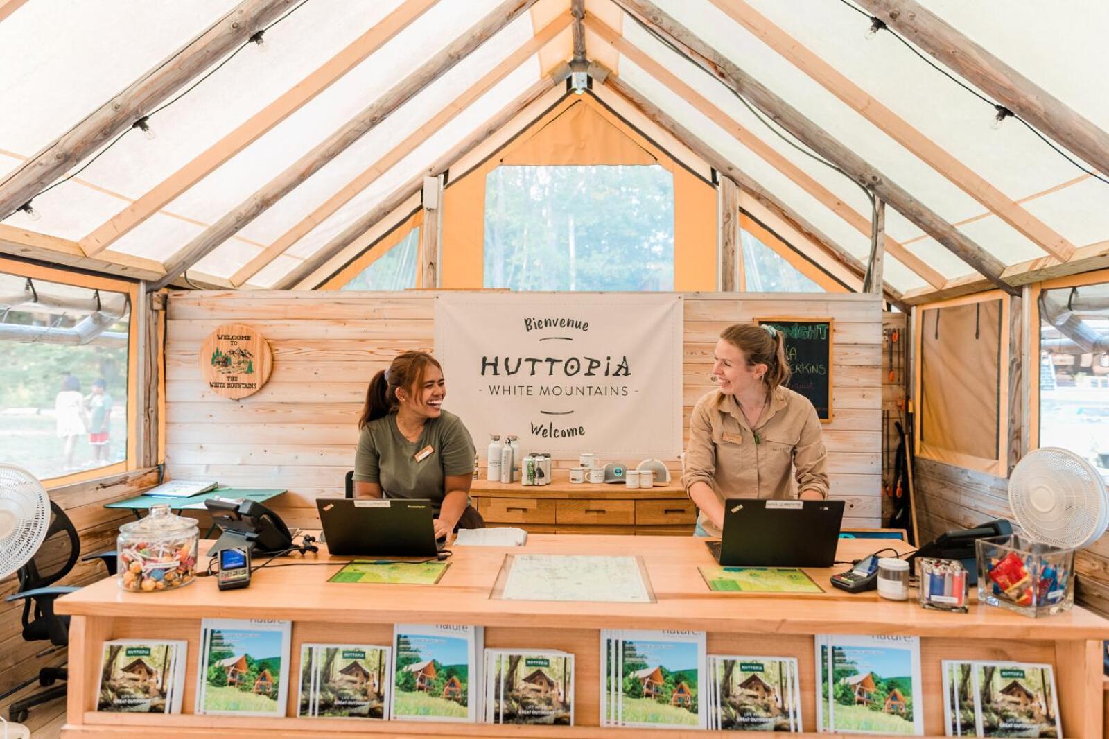 Huttopia White Mountains Albany Екстер'єр фото