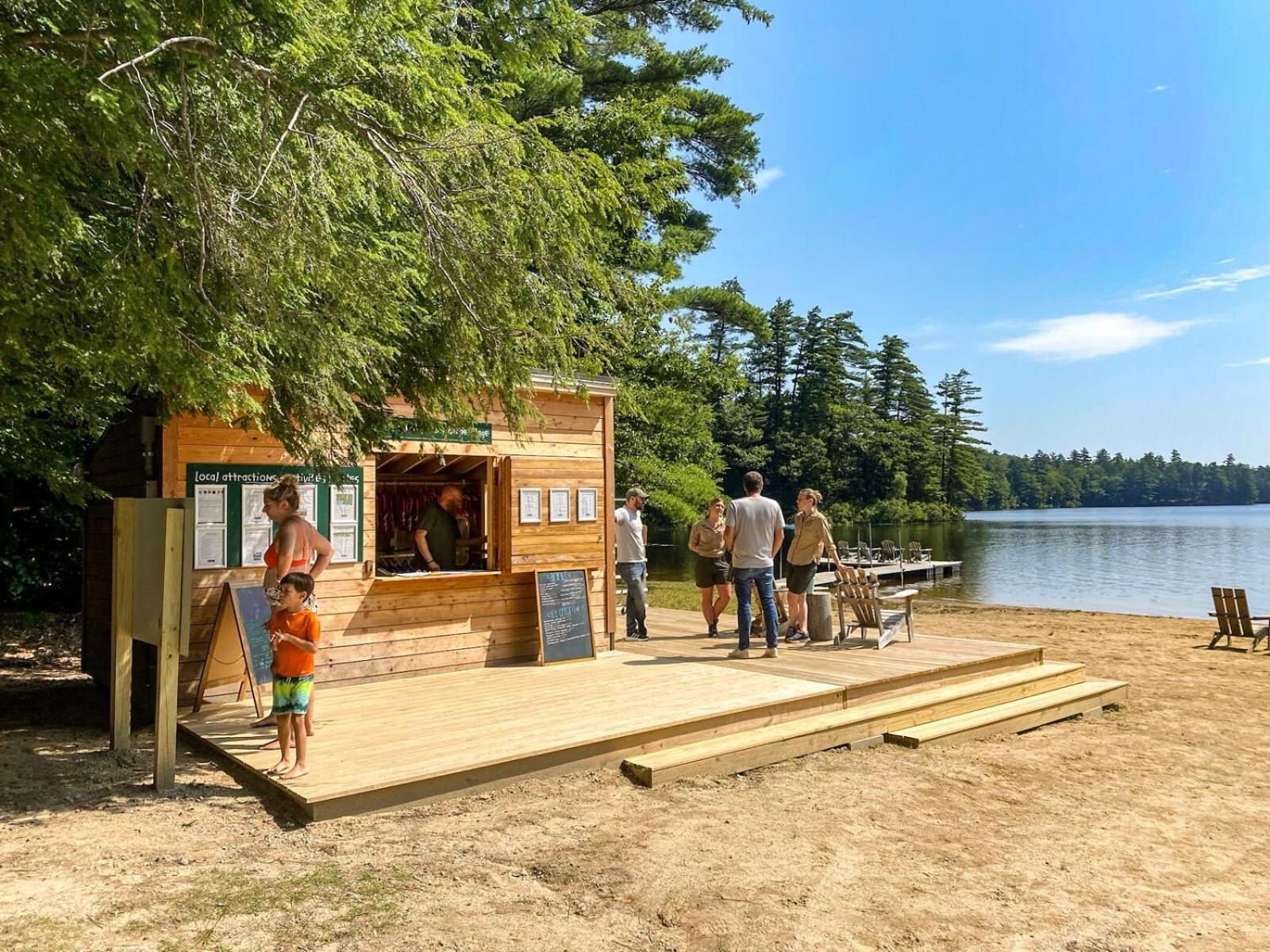 Huttopia White Mountains Albany Екстер'єр фото
